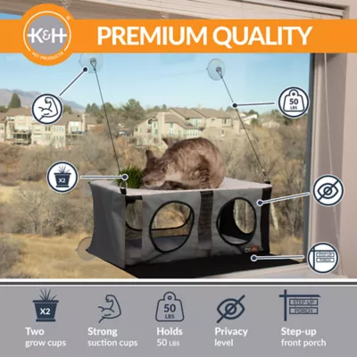 Product K&H EZ Mount Penthouse Cat Window Perch