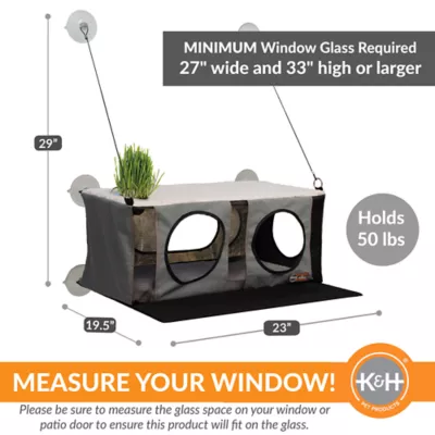 Product K&H EZ Mount Penthouse Cat Window Perch