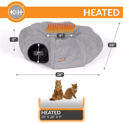 Product K&H Products Thermo-Kitty Heated Cat Tunnel Bed
