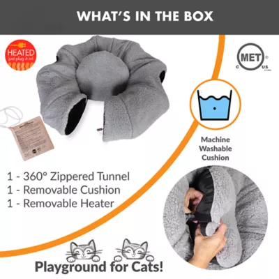 Product K&H Products Thermo-Kitty Heated Cat Tunnel Bed