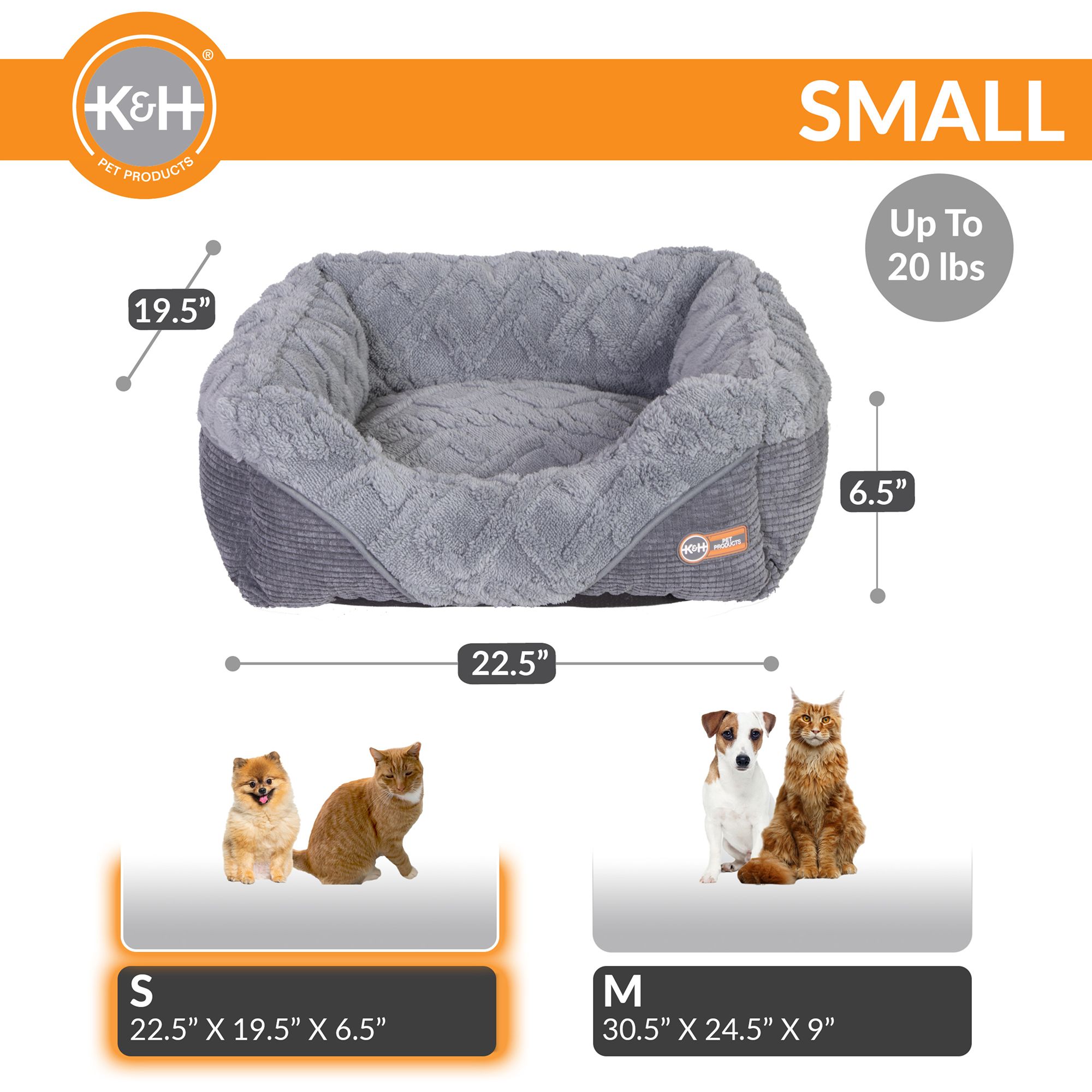 Courpal PB-01 Thermostatic Heated Pet Bed For Cats & Dogs – Electric, Adjustable Temp (Size S)