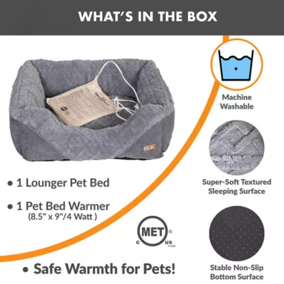 Product K&H Pet Products Thermo-Pet Lounge Sleeper Indoor Heated Dog Bed