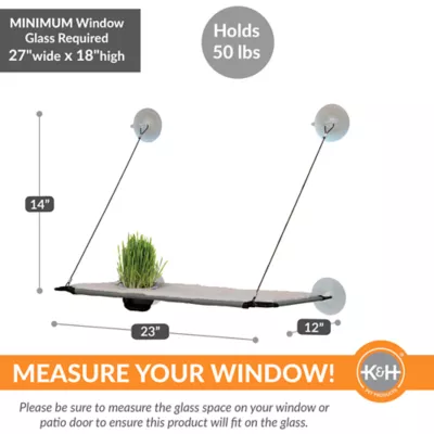 Product K&H Window Loungers with Cat Grass Grow Station