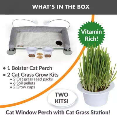 Product K&H Pet Products EZ Mount Deluxe Bolstered Window Kitty Sill Cat Perch