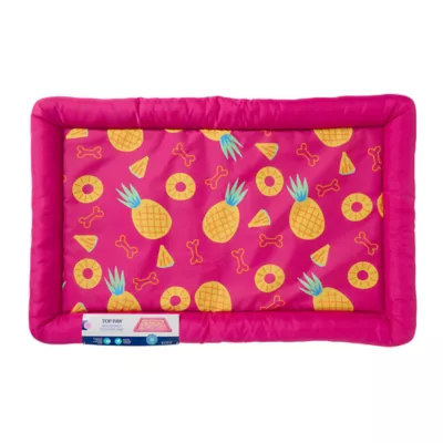 Product Top Paw® Pineapple Cooling Bolster Mat