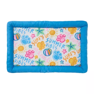 Product Top Paw® Summer Vibes Cooling Bolster Dog Mat