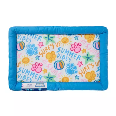 Product Top Paw® Summer Vibes Cooling Bolster Dog Mat