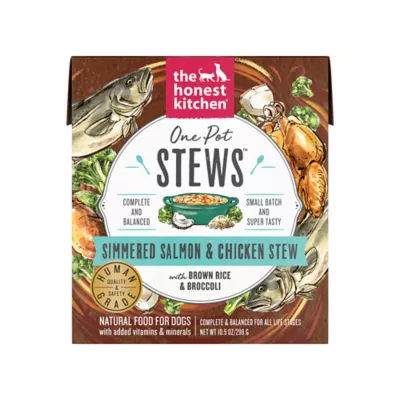 Product The Honest Kitchen Simmered Salmon & Chicken Stew All Life Stages Wet Dog Food - 10.5 oz