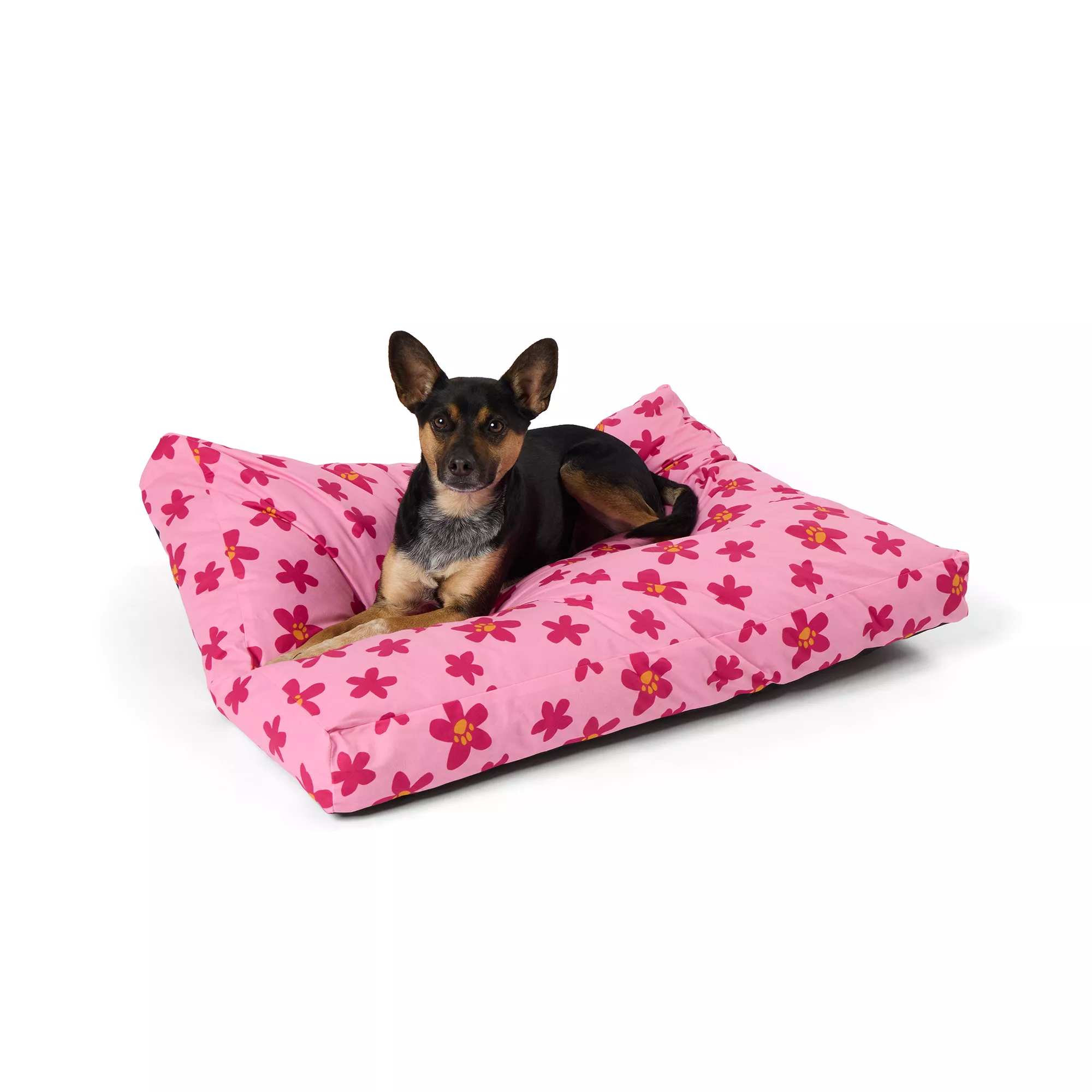 Top Paw®  Floral Pillow Dog Bed