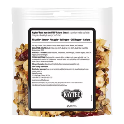 Product KAYTEE® Food From the Wild Natural Snack Blend for Large Birds