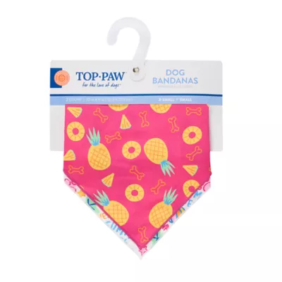 Product Top Paw® Pineapple Dog Bandanas, 2 Count