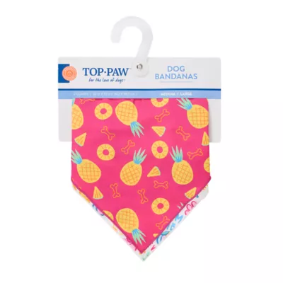 Product Top Paw® Pineapple Dog Bandanas, 2 Count