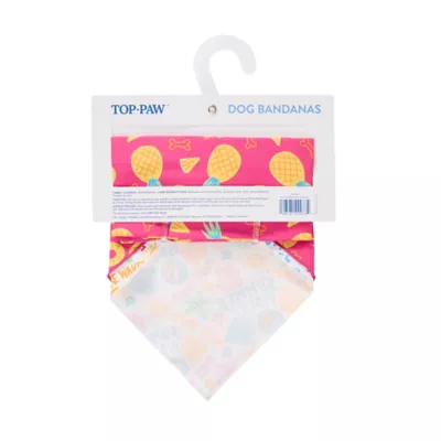 Product Top Paw® Pineapple Dog Bandanas, 2 Count