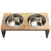 GF PET Mango Wood & Metal Double Feeder image thumbnail 1