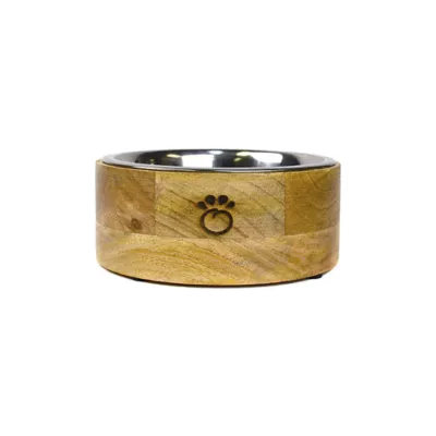 GF PET Mango Wood Bowl - Image 1