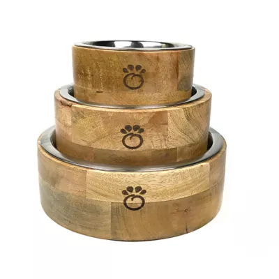 GF PET Mango Wood Bowl - Image 2