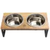 GF PET Mango Wood & Metal Double Feeder image thumbnail 1