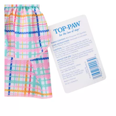 Product Top Paw® Plaid Swimwear - Trunks Or Bikini