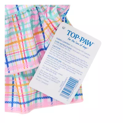 Product Top Paw® Plaid Swimwear - Trunks Or Bikini