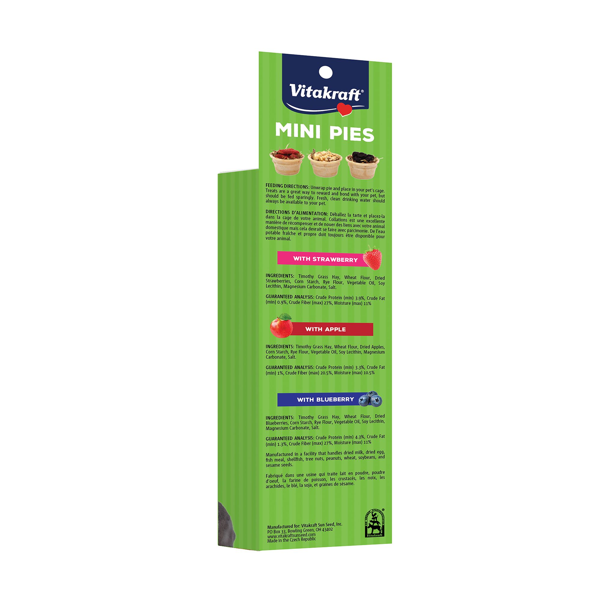 Vitakraft® Mini Pies - Strawberry, Apple & Blueberry - thumbnail 2