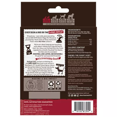 Product Earth Animals Rawhide Alternative Sticks Dog Treats 20 Count 3.2 OZ