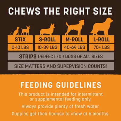 Product Earth Animals Rawhide Alternative Sticks Dog Treats 20 Count 3.2 OZ