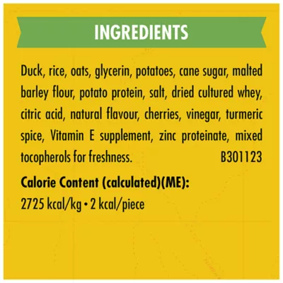 Product Zuke's Mini Naturals Tender Bites Dog Treats - Duck