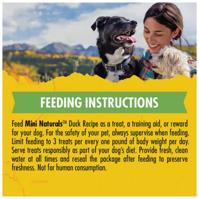 Product Zuke's Mini Naturals Tender Bites Dog Treats - Duck