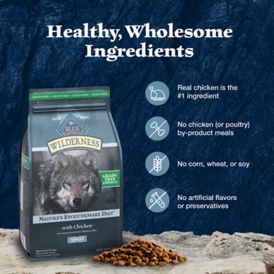 Product Blue Buffalo Wilderness Nature's Evolutionary Diet Adult Dog Dry Food - Grain Free, Chicken
