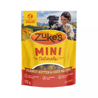 Zuke's Mini Naturals Tender Bites Dog Treats - Peanut Butter & Oats - Image 1
