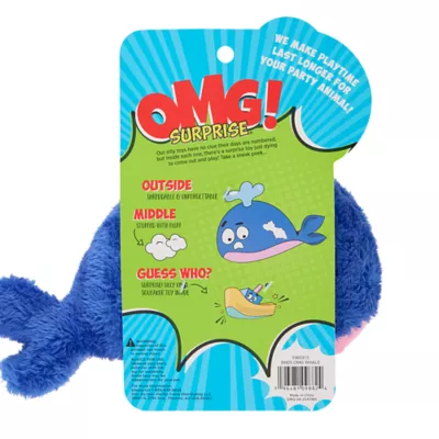 Product Joyhound® OMG® Whale Surprise Dog Toy