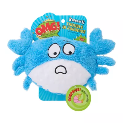 Product Joyhound® OMG® Crab Surprise Dog Toy