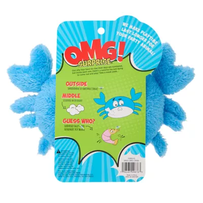 Product Joyhound® OMG® Crab Surprise Dog Toy