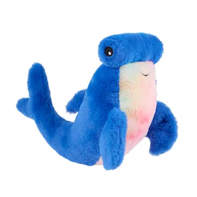 Product PetSmart Charities Chance & Friends Shark Squeaker Plush Dog Toy