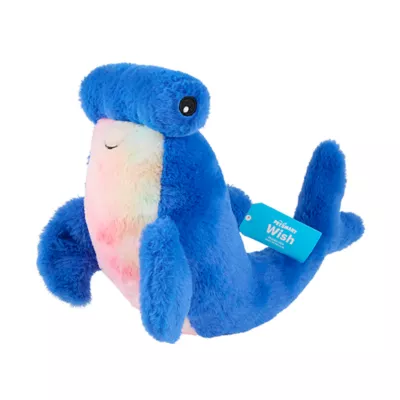 Product PetSmart Charities Chance & Friends Shark Squeaker Plush Dog Toy