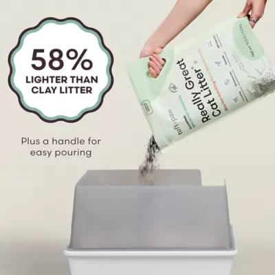 Product Tuft + Paw - Really Great Cat Litter - Unscented, Flushable, 9.25 LB