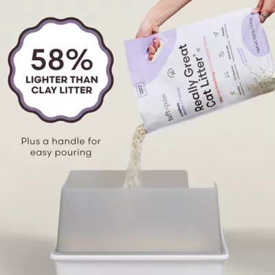Product Tuft + Paw - Really Great Tofu Cat Litter - Lavender, Flushable, 9.25 LB