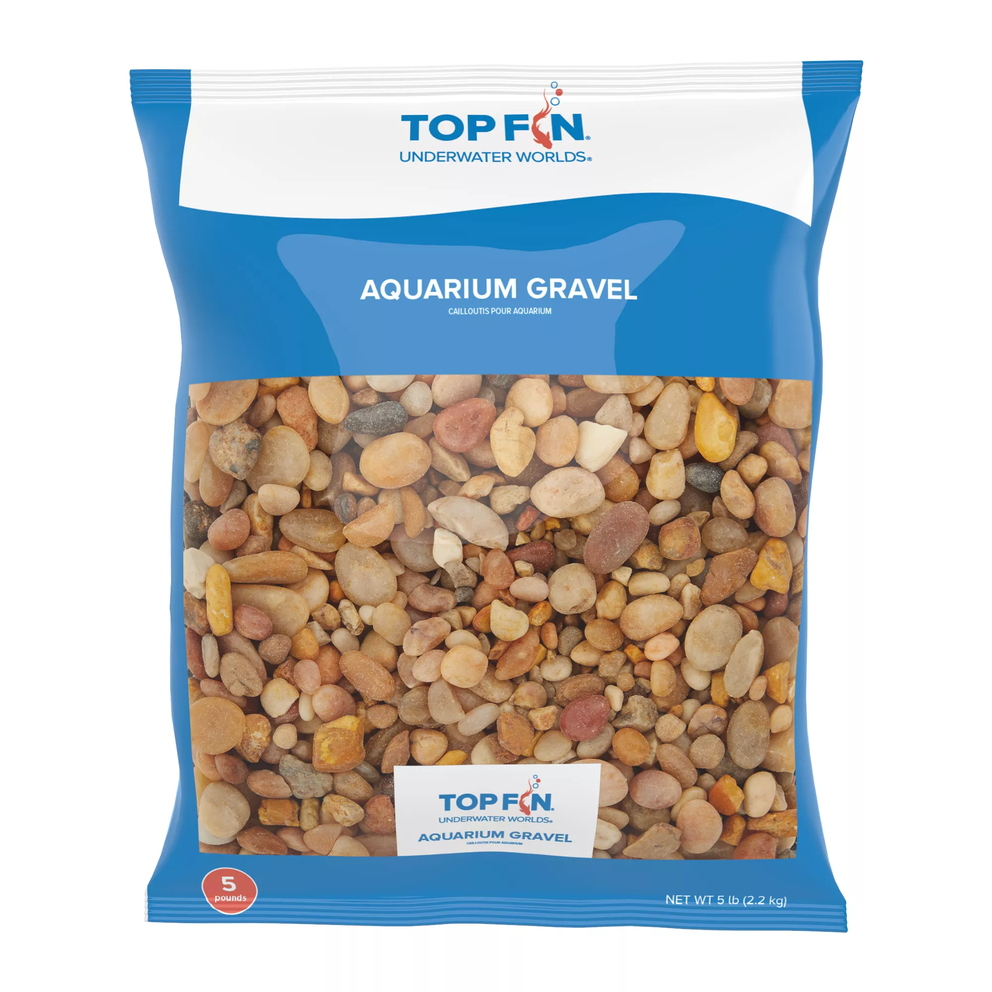 Top Fin Aquarium Gravel - River Rock