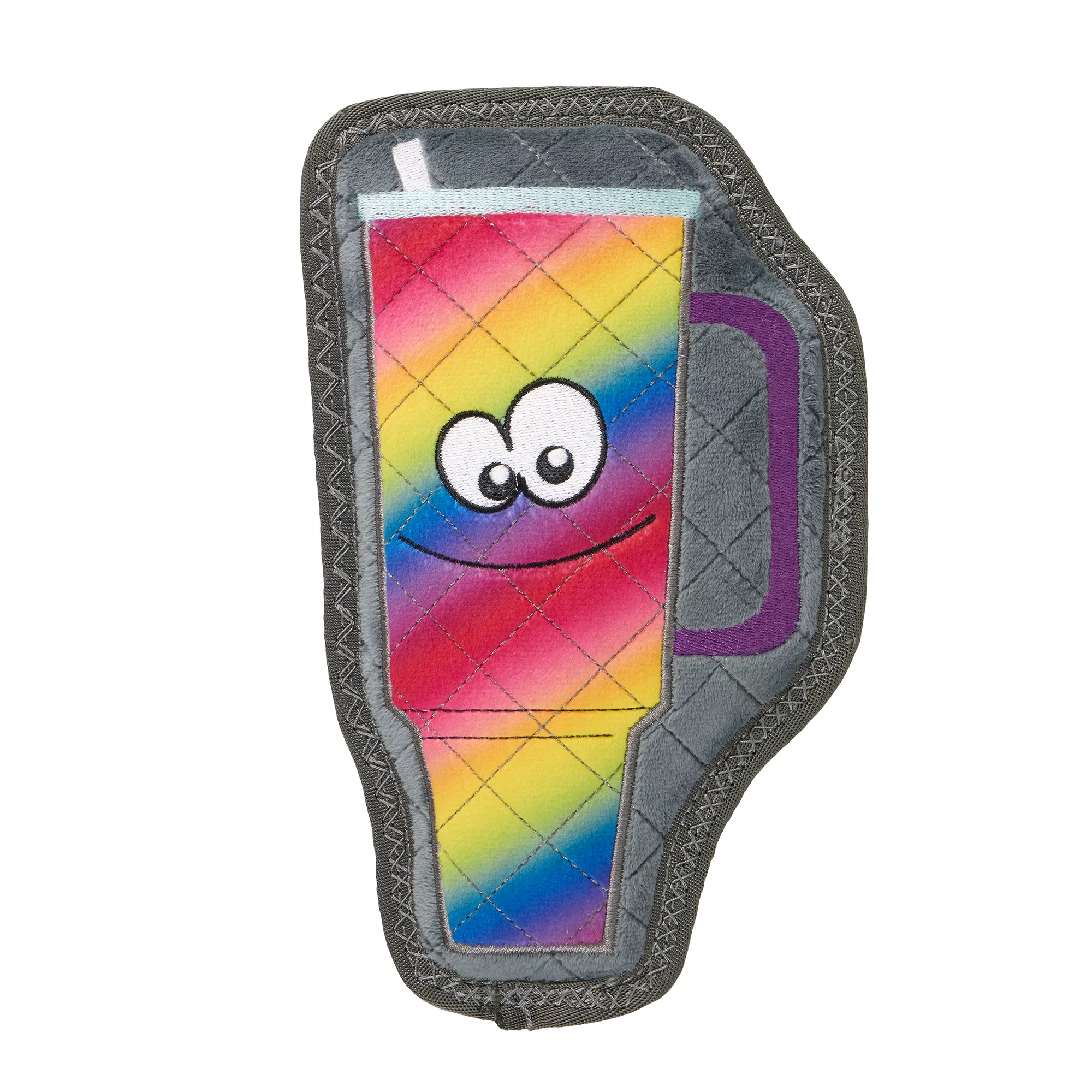 Joyhound® Rip Roarin' Rainbow Cup Squeaker Dog Toy