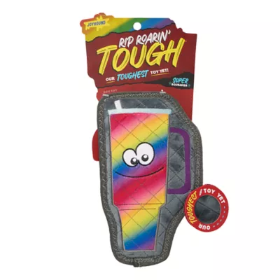 Product Joyhound® Rip Roarin' Rainbow Cup Squeaker Dog Toy