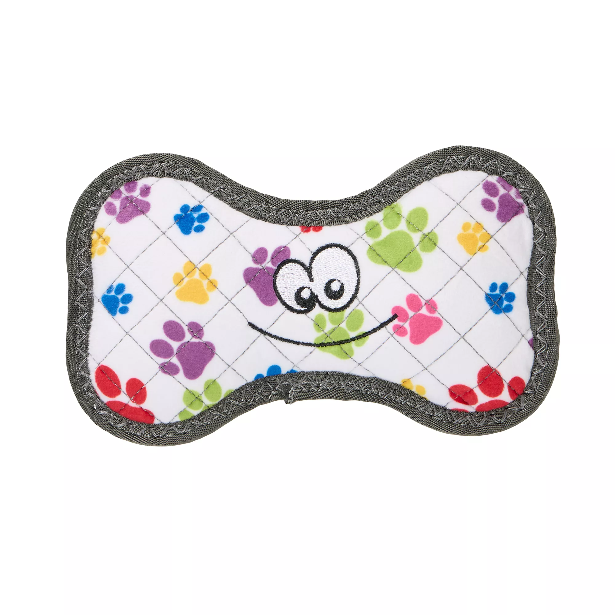 Joyhound® Rip Roarin' Rainbow Paw Bone Squeaker Dog Toy