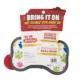 Product Joyhound® Rip Roarin' Rainbow Paw Bone Squeaker Dog Toy