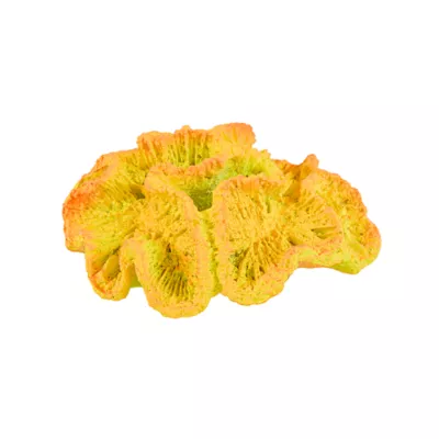 Product Top Fin Aquarium Decor - Yellow Glow Corral