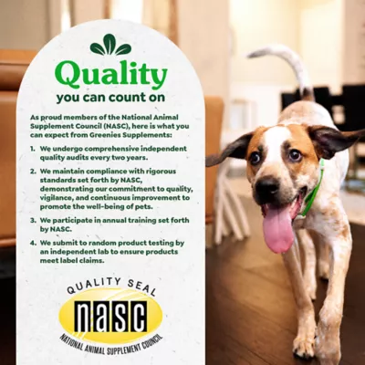Product Greenies Dog Supplements 8-in-1 Multi-Benefit Chicken Flavor, 15.5 oz. Container