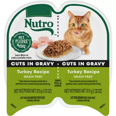 Nutro Cat -  Adult, Wet Food, Cuts in Gravy, Split Cup, 2.64 OZ - Image 1