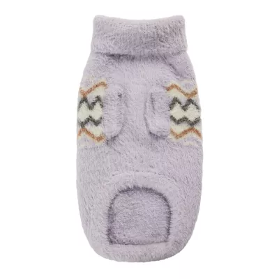 Product GF PET Fuzzy Sweater Lavender