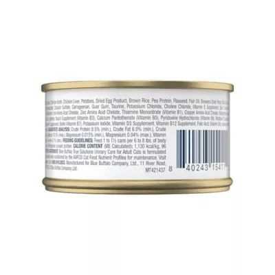 Product Blue Buffalo Cat - Adult, Wet Food, True Solutions, Urinary Care, Chicken, 3 OZ