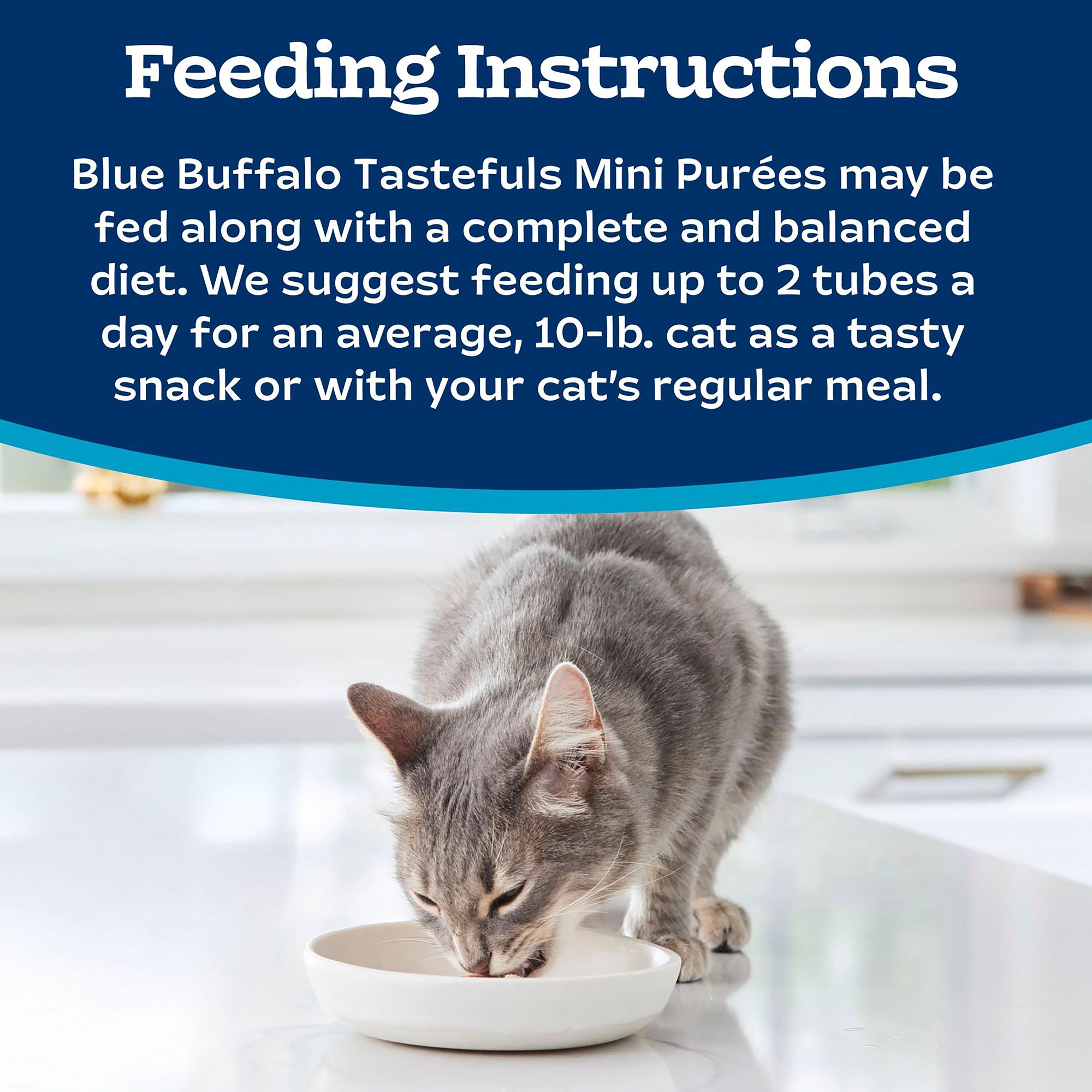 Blue Buffalo Tastefuls Mini Purées Cat Food Complement - 0.5 Oz - thumbnail 10