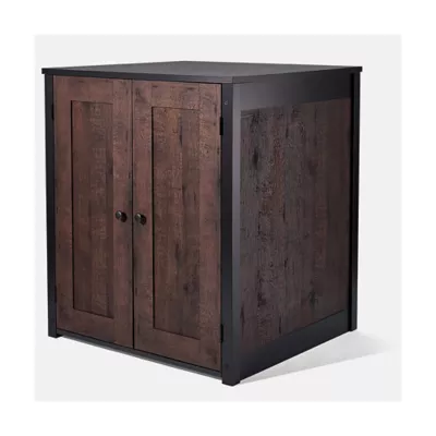 Product Whisker Coffee Oak Storage Cabinet