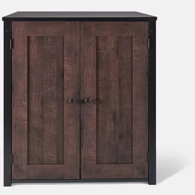 Product Whisker Coffee Oak Storage Cabinet